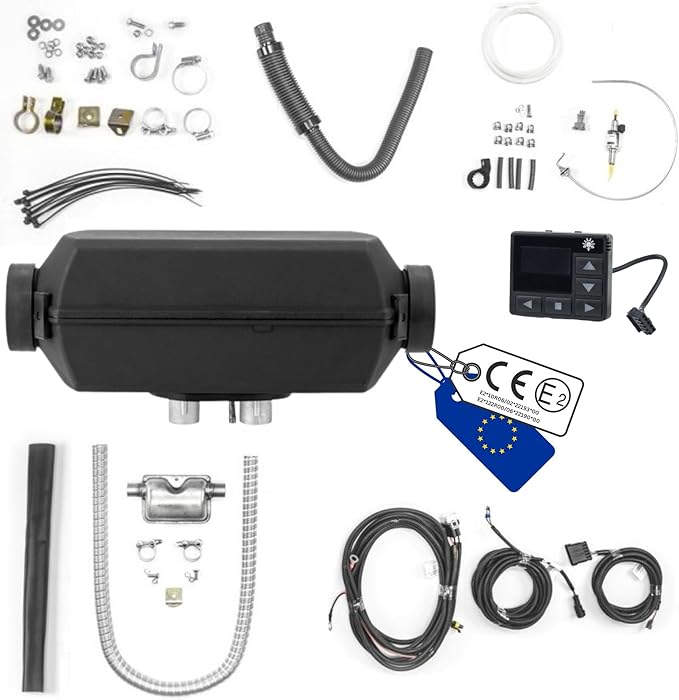 KIT AUTOTERM AIR 2D CON PANNELLO OLED 12V